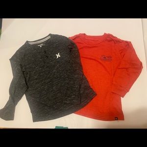 set of two long sleeve tees